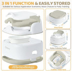 Orzbow detachable baby potty with the lid open showing the removable inner pot.