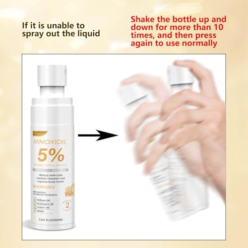 ZYXN biotin and rosemary hair serum side panel showing product directions