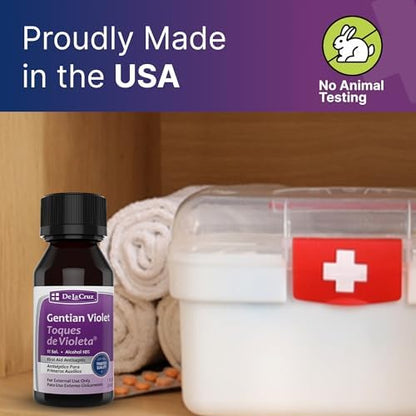 One fluid ounce bottle of first aid antiseptic solution