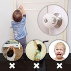 Eudemon child proof door locks showing double button design mechanism