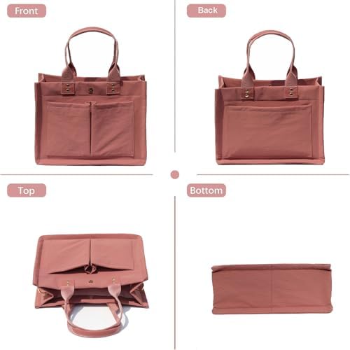 ESVAN canvas shoulder bag close up of fabric texture