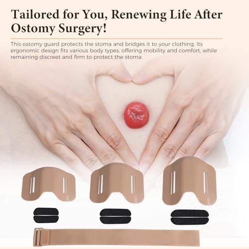 Ostomy Bag Cover Showing Central Channel For Smooth Output Flow