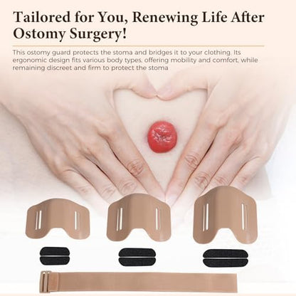 Ostomy Bag Cover Showing Central Channel For Smooth Output Flow