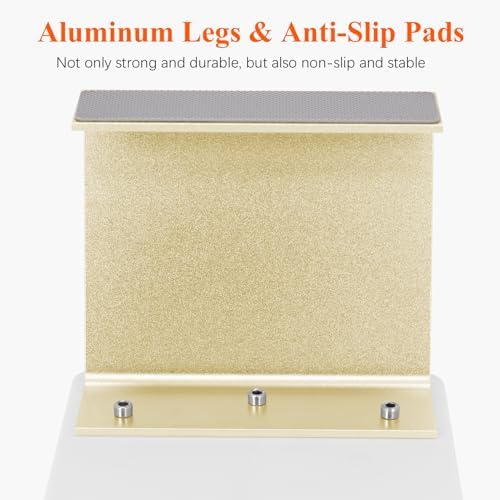 Side profile of Aonolovo nail arm rest with aluminum alloy legs