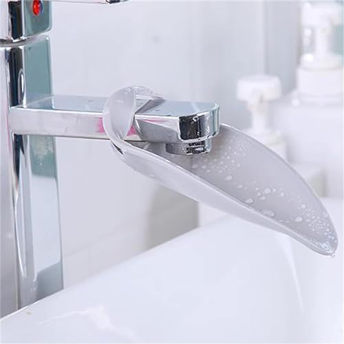 Authentic Calsgkspray imported bathroom safety faucet extension highlighting the durable materials for toddler hygiene