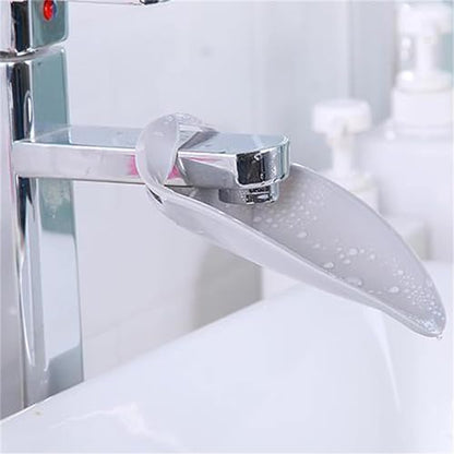 Authentic Calsgkspray imported bathroom safety faucet extension highlighting the durable materials for toddler hygiene