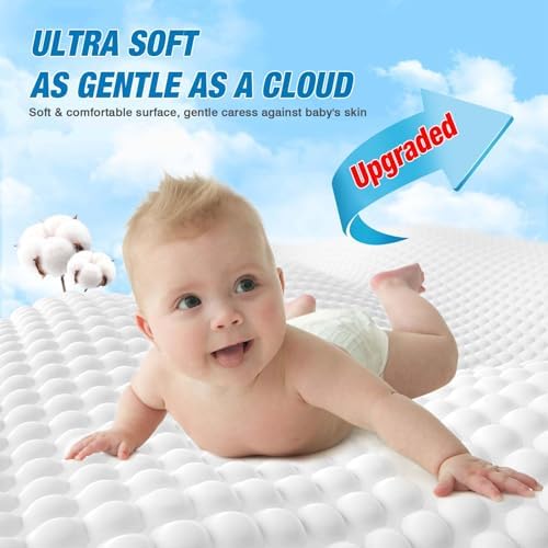 Poikshark Joccik baby changing pads close up of soft top layer texture