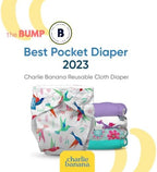Charlie Banana Aviator print diaper packaging