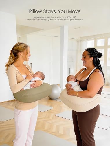 Lulumoon 2-pack nursing pillow slipcovers flat lay