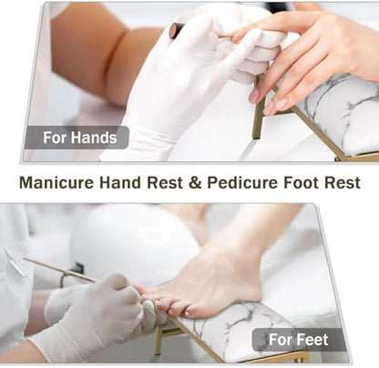 Top view of Imene nail art hand rest cushion