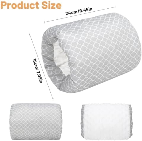 Kakiblin arm pillow showing compact size for travel