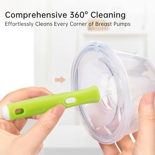 Bexdug bottle and nipple cleaning brush set for breast pumps