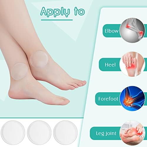 Circular 2.48 inch gel cushion pads for ankle bone protection