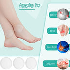 Circular 2.48 inch gel cushion pads for ankle bone protection