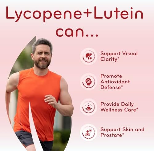 Clear Formulas high absorption lutein and lycopene bottle showing premium quality seal