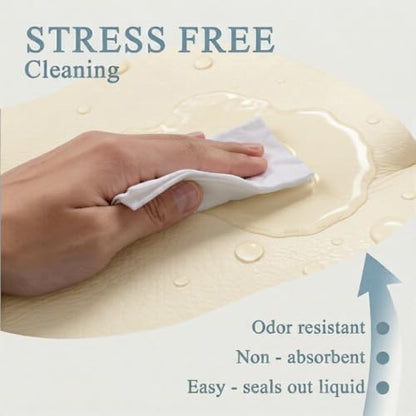 Non-slip bottom base of infant changing pad for dresser