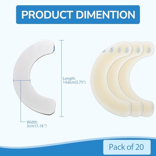 Heagimed stoma bag accessories package showcasing secure edge adhesion properties.