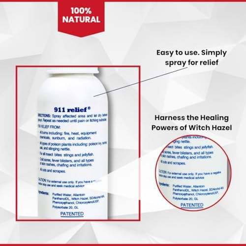 911 Relief authentic USA imported skin irritation relief spray