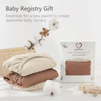 Bearmoss muslin changing pad covers 2 pack set