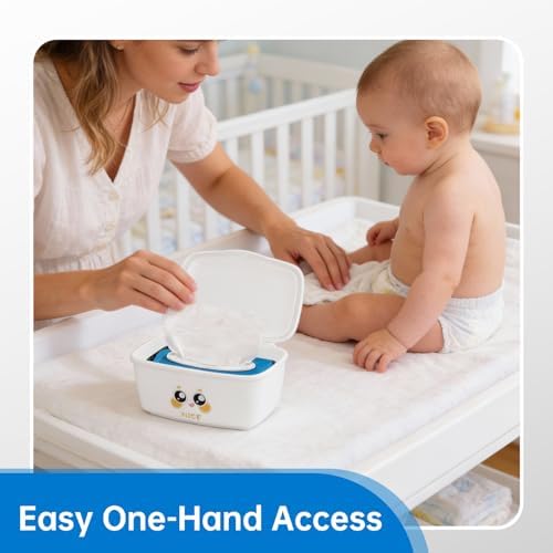 Side profile of bathroom organizer for wipes