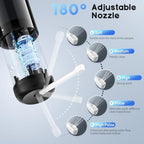 Yaej 250ml peri bottle with 180-degree adjustable nozzle extended for use.