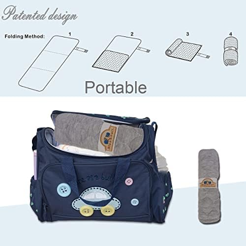BlueSnail machine washable and reusable gray baby changing mat toppers size thirteen by twenty seven inches