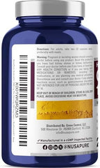 NusaPure Quercetin supplement facts and ingredients panel