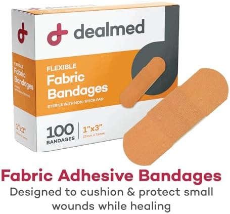 Close up of breathable soft stretch bandage material for joints