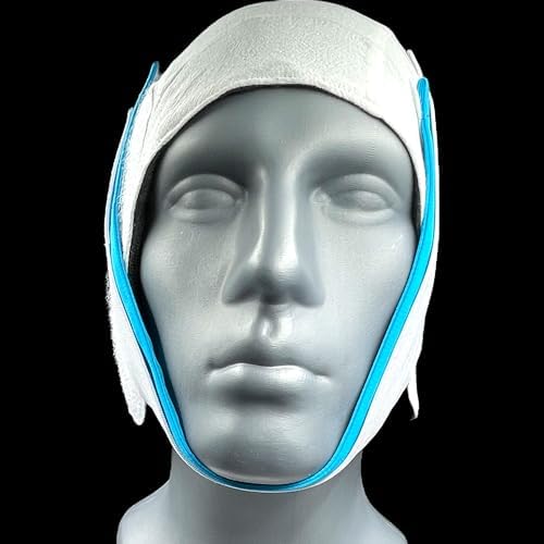 Authentic USA imported anti-snoring strap with dual-tension band system.