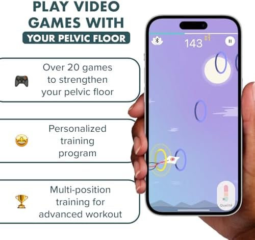 Perifit pelvic trainer showing dual sensor technology