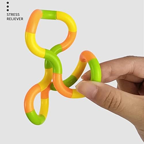 Close up of Xesakesi quiet fidget toys showing textures