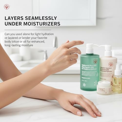ETUIH fragrance free body hydrator moisturizer solution being applied for dry skin relief.