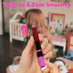 Open packaging of 10 colors temporary hair chalk kit