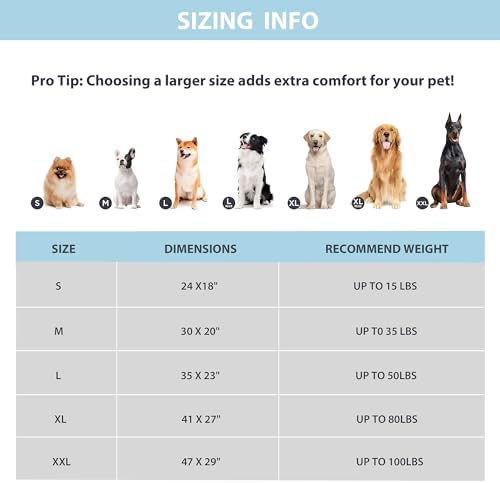 Zakapaws 35x23 inches pet pad placed inside a standard large dog crate