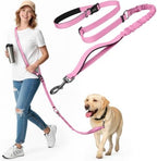Kazazoo heavy duty bungee leash close up of the shock absorbing elastic section.