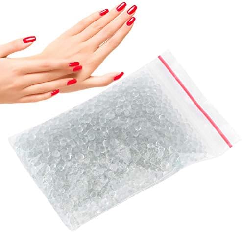 Close up of high temperature glass beads for salon sterilizers