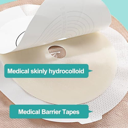 Maidwoc stoma care supplies highlighting the soft double sided non woven fabric backing