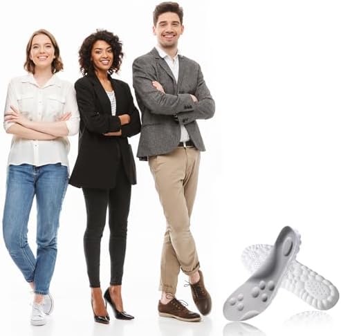 Konenbra 4D cloud insoles being inserted into a sports shoe for arch support.