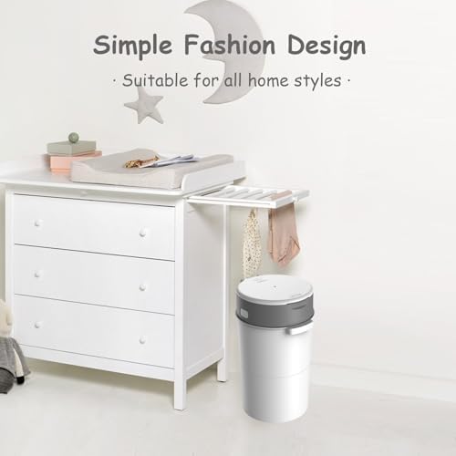 Bellababy diaper pail double odor locking system close up