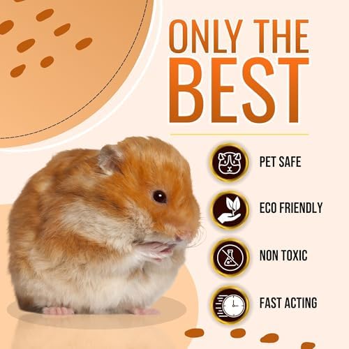 Authentic USA imported Riverside Essentials cage cleaner spray for hamsters and guinea pigs.