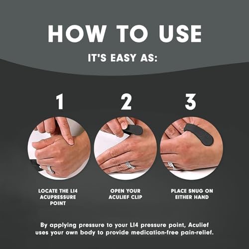 Aculief wearable wellness device for drug-free stress alleviation