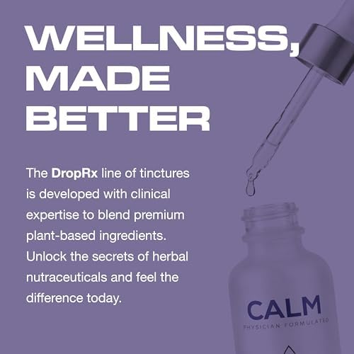DropRx Calm Kava Extract packaging box showing Dr Nicole Saphier formulation details
