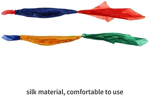 Magician performing color change with Hestya silk scarf
