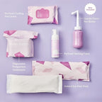 Frida Mom Upside Down Peri Bottle for postpartum cleansing and hygiene.
