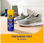 Dr. Scholl's Odor-Fighting Spray Powder 4.7 ounce twin pack packaging.