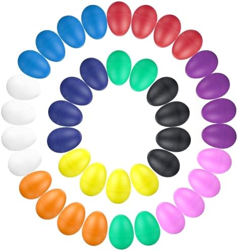 Ten colors of COCOMOON percussion musical maracas spread out neatly