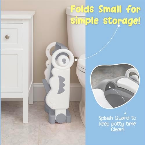 Bebeleh toddler toilet ladder trainer highlighting the interactive musical sound buttons