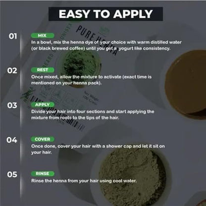 The Henna Guys pure henna powder 200g size comparison