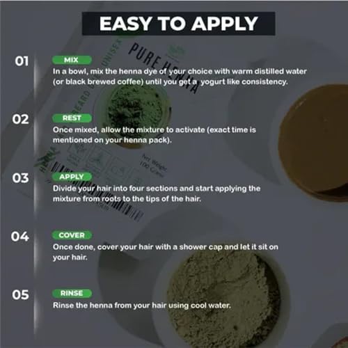The Henna Guys vegan and cruelty free henna powder label