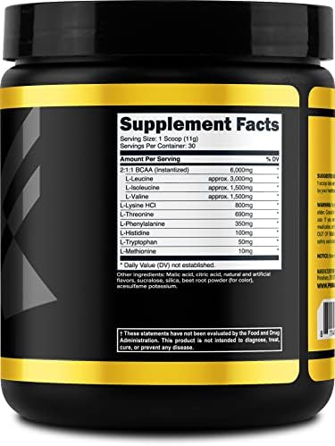 Primaforce workout supplement scoop and powder texture close up
